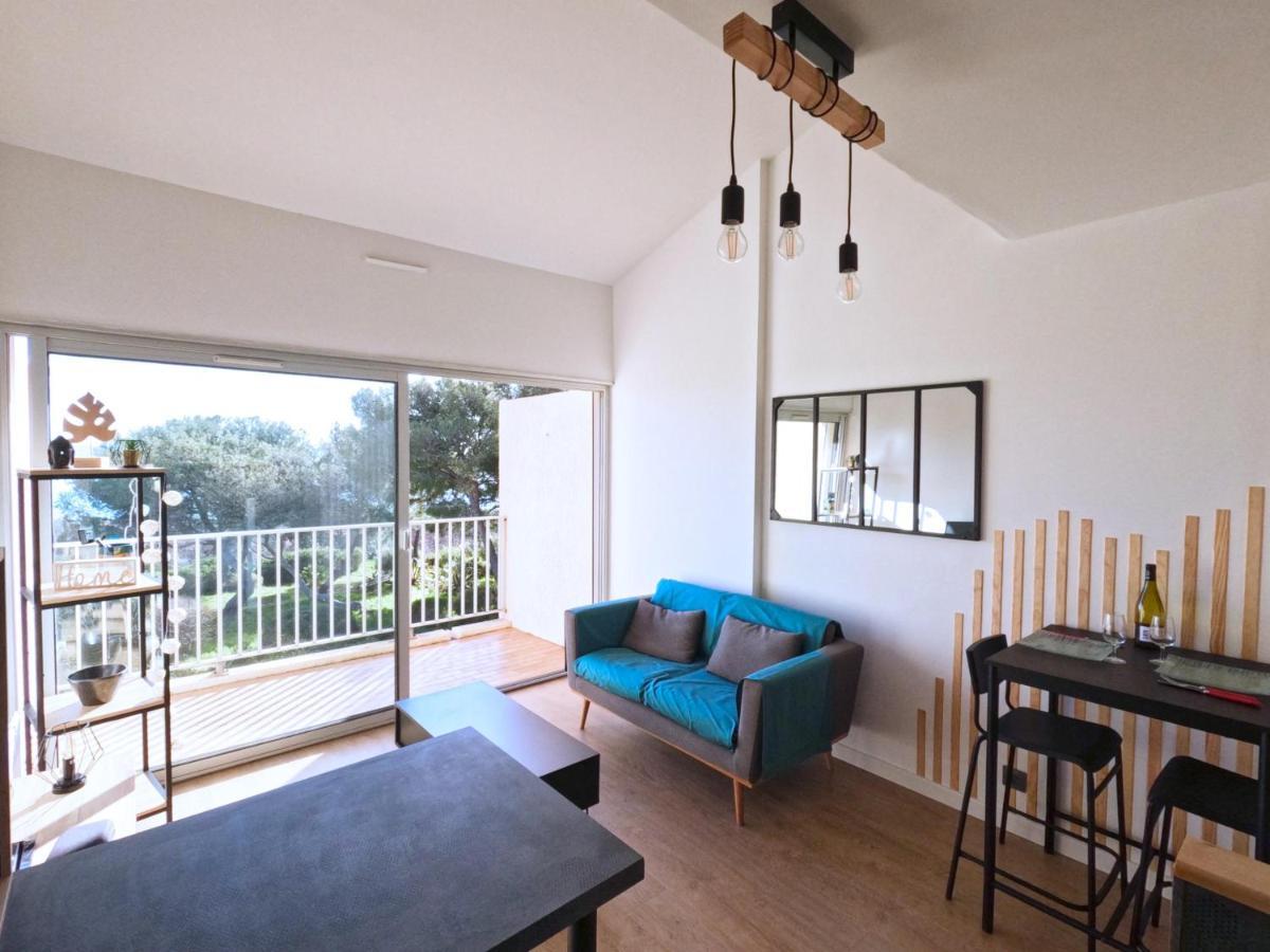 Appartement Hyeres - Costebelle Duplex Vue Mer Balcon Residence Privee Parking - Marie Caroline Экстерьер фото